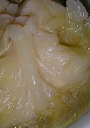 蒸すだけ！キャベツのお好み焼き味-レシピのメイン写真