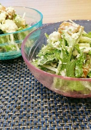 くずし豆腐と水菜のさっぱりサラダ-レシピのメイン写真
