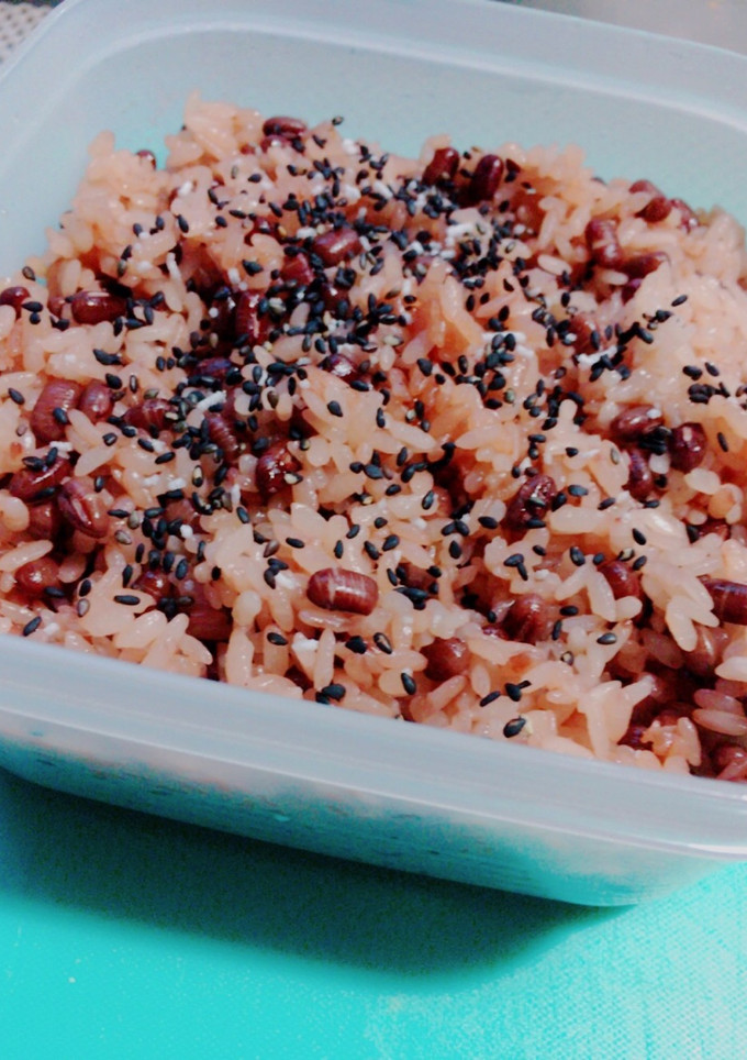 炊飯器で！簡単お赤飯！(3合分)-レシピのメイン写真