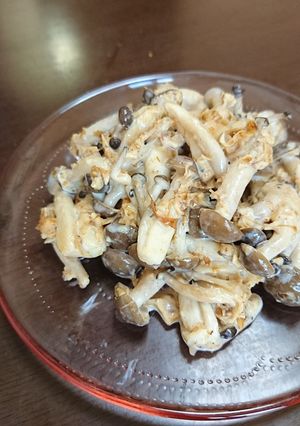 しめじのおかかマヨ和え♪-レシピのメイン写真