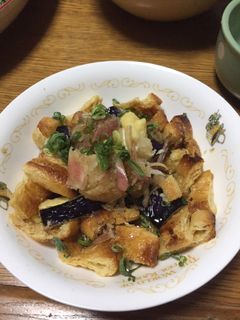 ナスと油揚げのバカタレ焼きびたし-レシピのメイン写真