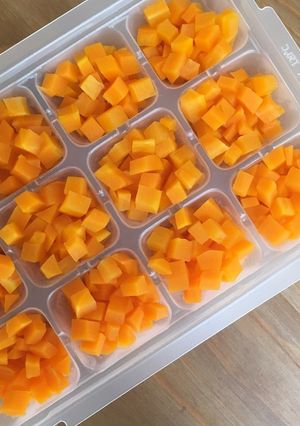 離乳食中期からレンジで人参の冷凍保存-レシピのメイン写真