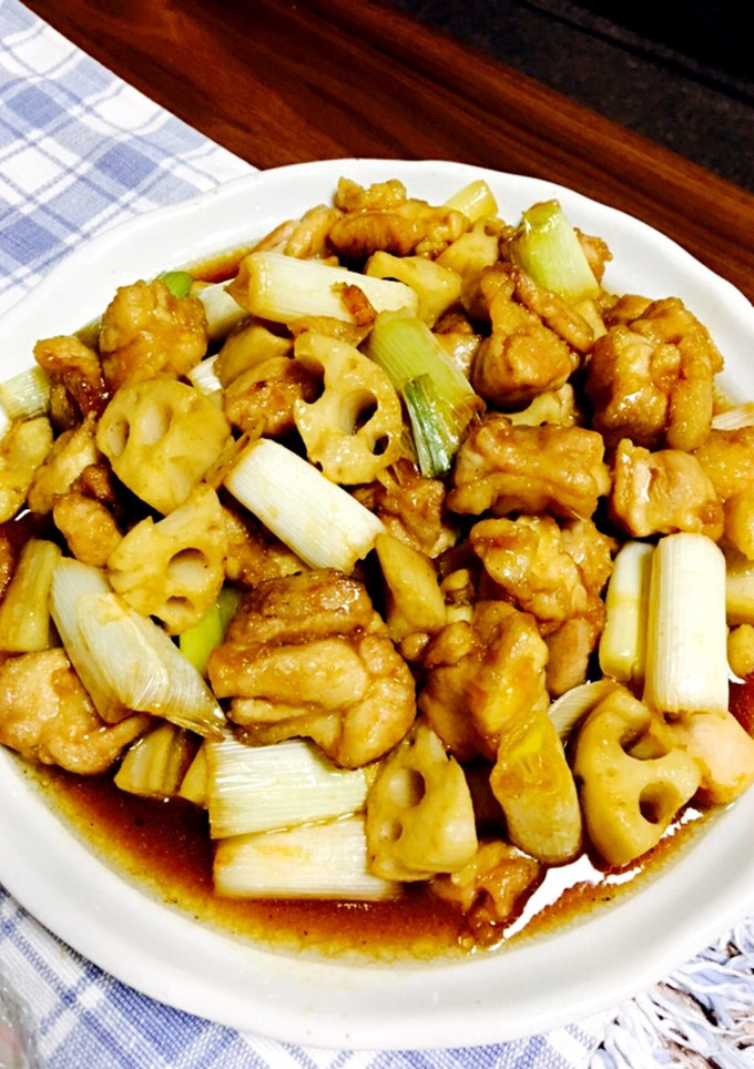 蓮根と鶏肉の甘辛炒め-レシピのメイン写真