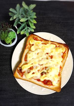 簡単！やみつきキムチーズマヨトースト♪-レシピのメイン写真