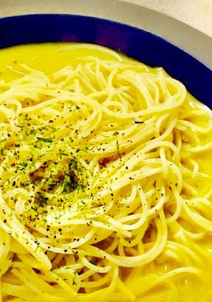 かぼちゃのスープパスタ-レシピのメイン写真