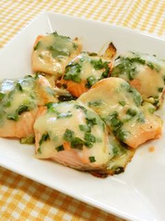 鮭の甘みそチーズ焼き-レシピのメイン写真