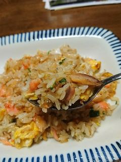 鮭ハラスとしらすのチャーハン-レシピのメイン写真