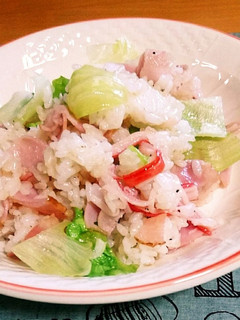 かにレタス炒飯(*´ω`*)-レシピのメイン写真