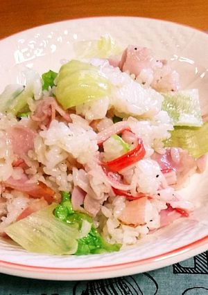 かにレタス炒飯(*´ω`*)-レシピのメイン写真
