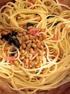 あっさり!納豆と梅の和風パスタ-レシピのメイン写真