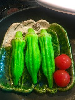 ☆簡単オクラの蒸し焼き☆-レシピのメイン写真
