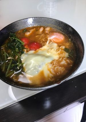 具沢山辛ラーメン-レシピのメイン写真