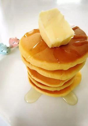 簡単♪お店の様なホットケーキ♡-レシピのメイン写真