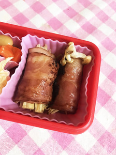 お弁当用えのきのベーコン巻き。-レシピのメイン写真