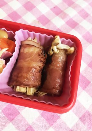 お弁当用えのきのベーコン巻き。-レシピのメイン写真