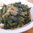 大根の葉と油揚げの煮物