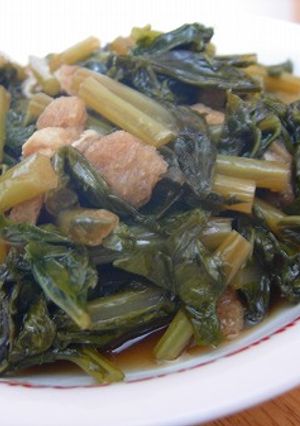 大根の葉と油揚げの煮物-レシピのメイン写真