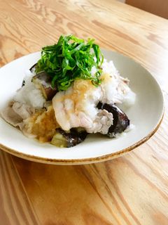なすと豚しゃぶの中華風おろし和え-レシピのメイン写真