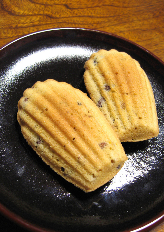 * 栗と小豆のマドレーヌ *-レシピのメイン写真