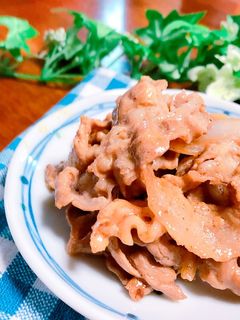 サッパリ旨い♡豚肉のマヨポン炒め-レシピのメイン写真