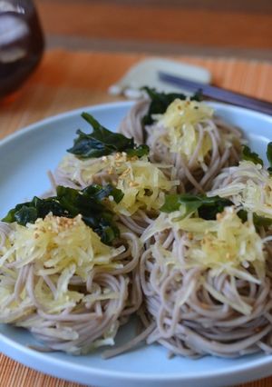 さっぱり♪そうめんかぼちゃとお蕎麦-レシピのメイン写真