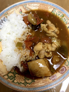 夏野菜のチキンカレー♪-レシピのメイン写真