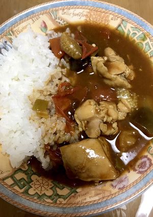 夏野菜のチキンカレー♪-レシピのメイン写真