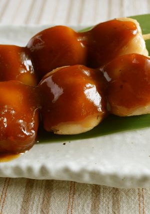 江戸甘味噌のみたらし風団子-レシピのメイン写真
