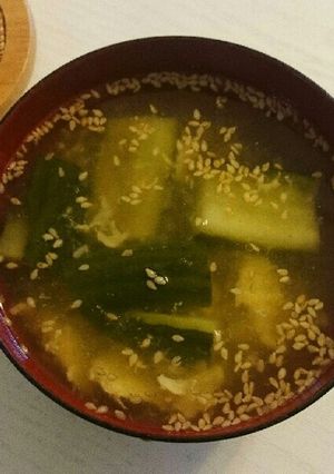 もりもり中華風きゅうりスープ-レシピのメイン写真
