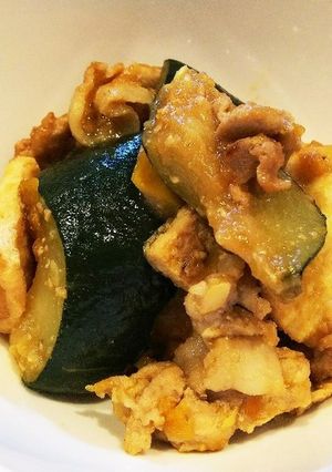 ズッキーニと豚肉の味噌炒めpart２-レシピのメイン写真