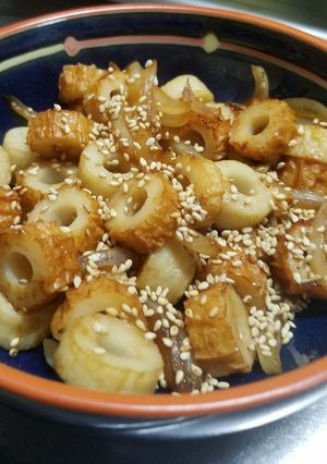 簡単すぐ★ちくわと玉ねぎの炒めもの-レシピのメイン写真