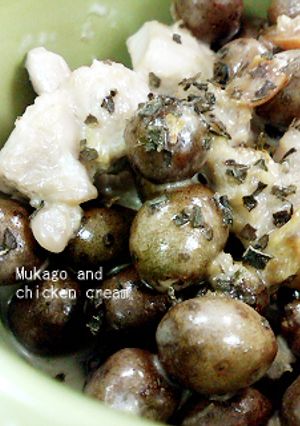 むかごとチキンのクリーム煮-レシピのメイン写真