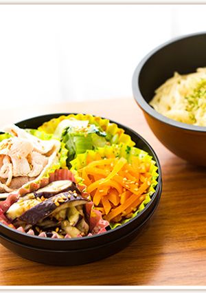 暑い夏に！彩りナムルの冷やし中華弁当-レシピのメイン写真