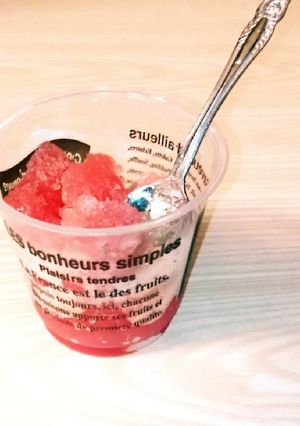 スイカのフラッペ-レシピのメイン写真