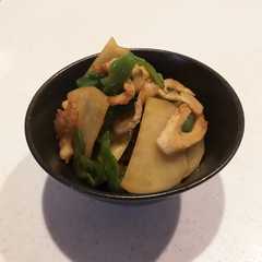 รูปของ じゃがいもとピーマンのきんぴら