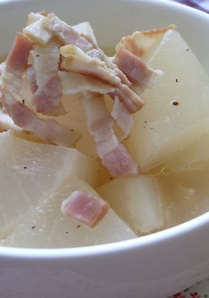 体あったか☆大根の梅コンソメ煮-レシピのメイン写真