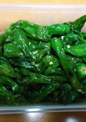 ししとうの味噌甘辛炒め　大量消費！-レシピのメイン写真