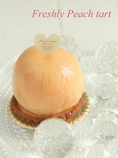 * ジューシー ♡ まるごと桃タルト♪-レシピのメイン写真