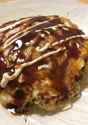 フライパン一つで簡単に広島のお好み焼き-レシピのメイン写真