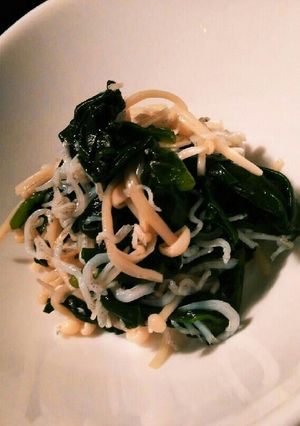 つるむらさきとしらすのおひたし♥-レシピのメイン写真