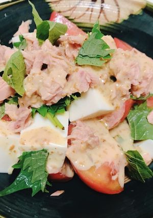 トマトと豆腐のサラダ-レシピのメイン写真