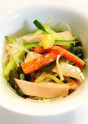 いくらでも食べられちゃう♡春雨サラダ-レシピのメイン写真
