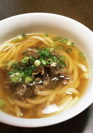 肉うどん-レシピのメイン写真