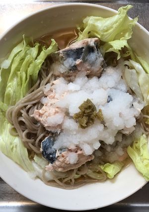 サバそば-レシピのメイン写真