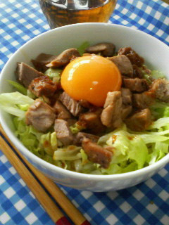 ぱぱっと昼ご飯☆チャーシュー丼-レシピのメイン写真