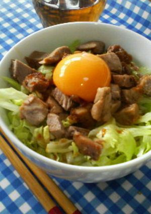 ぱぱっと昼ご飯☆チャーシュー丼-レシピのメイン写真