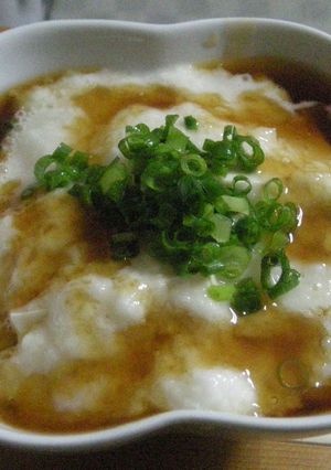 簡単、うまい♪　長芋あんかけ豆腐（普 ク-レシピのメイン写真