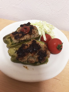 高野豆腐入りピーマンの肉詰め-レシピのメイン写真