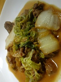 焼き肉のタレマヨ炒め!-レシピのメイン写真