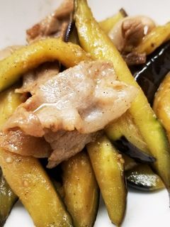 茄子と豚肉のピリ辛炒め-レシピのメイン写真